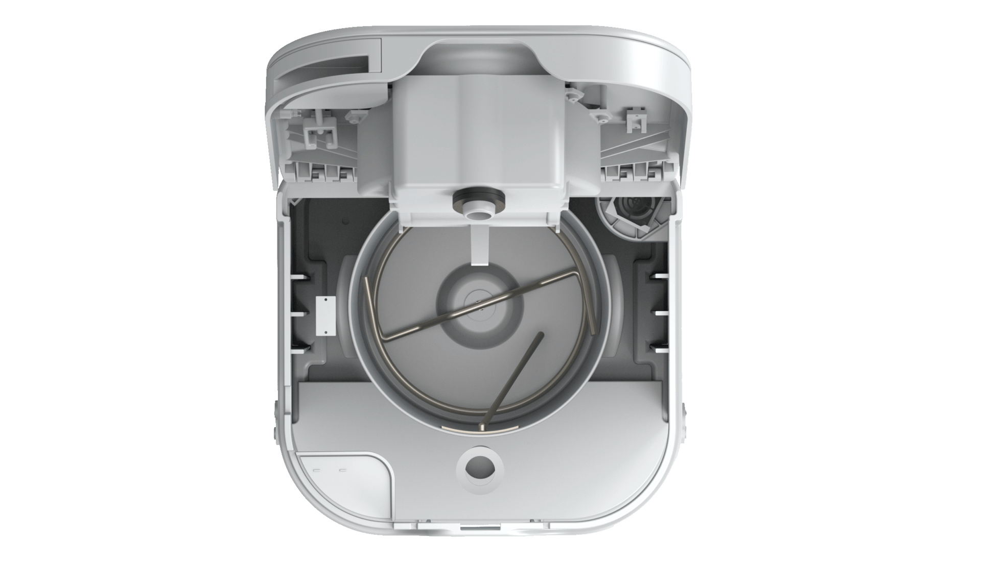OGO Origin Composting Waterless Toilet, Open Top Down